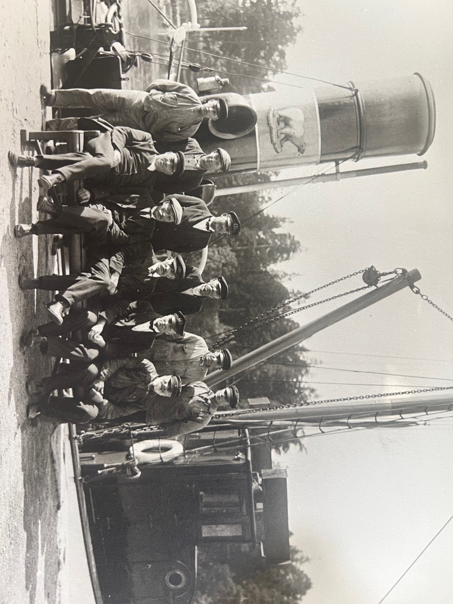 The first crew of M/S Isbjörn
